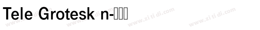 Tele Grotesk n字体转换